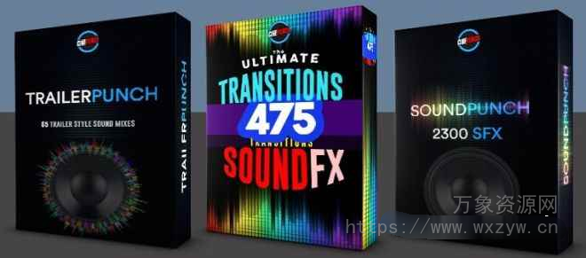 [影视预告过渡效果FX采样]SOUNDPUNCH Ultimate Suite [WAV]（1.65Gb）