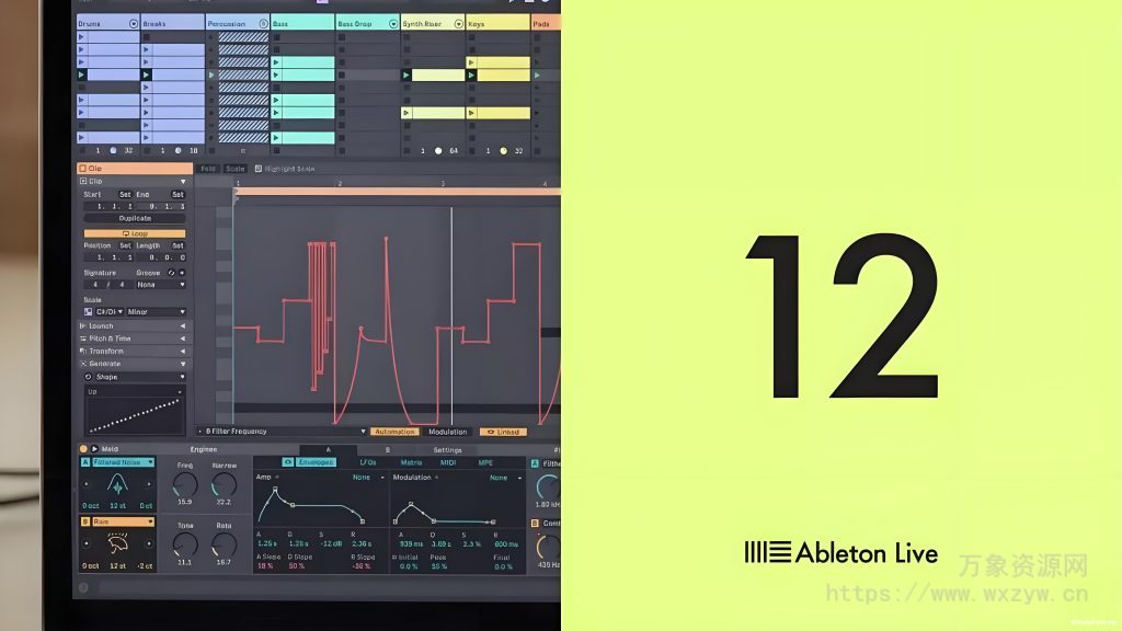 Ableton Live 12 Suite v12.0.10 [WiN, MacOSX]（2.6Gb+2.90Gb）