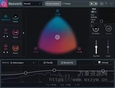 [智能混响插件]iZotope Neoverb v1.3.0 [WiN, MacOSX]（67.2Mb+22Mb）