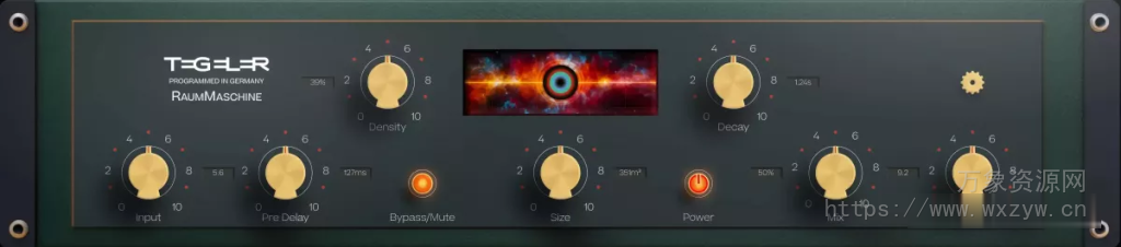 [超级硬件混响插件]TEGELER Audio Manufaktur RaumMaschine v1.1.8  [MacOSX, WiN]（45.94Mb+11.3Mb）