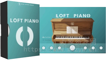 [阁楼钢琴]Echo Sound Works Loft Piano [KONTAKT]（1.24Gb）