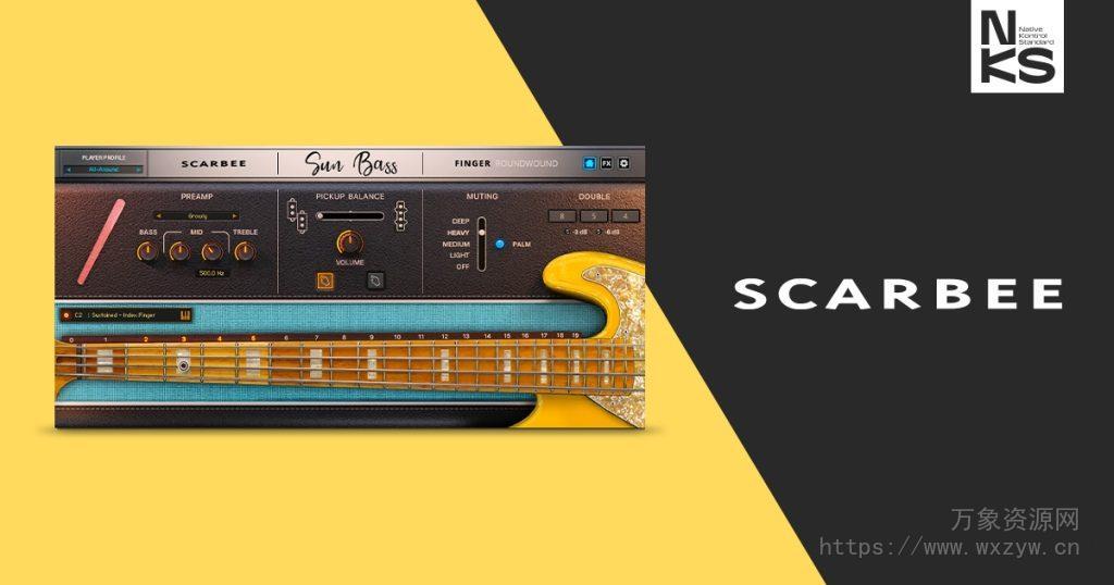 [指弹贝斯音源]Native Instruments Scarbee Sun Bass Finger [KONTAKT]（8.9Gb）