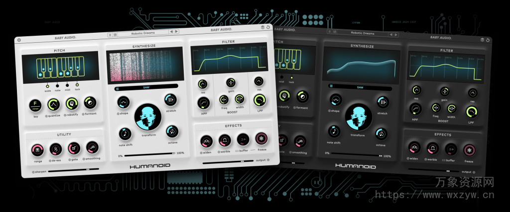 [真正的AI电音音高校正器]BABY Audio Humanoid v1.0.0 [MacOSX, WiN]（46.8Mb）