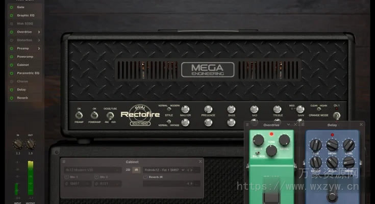 [前置吉他放大器插件]Mercuriall AmpBox v1.4.1 CE Rev2  [WiN, MacOSX]（642.7Mb+93Mb）