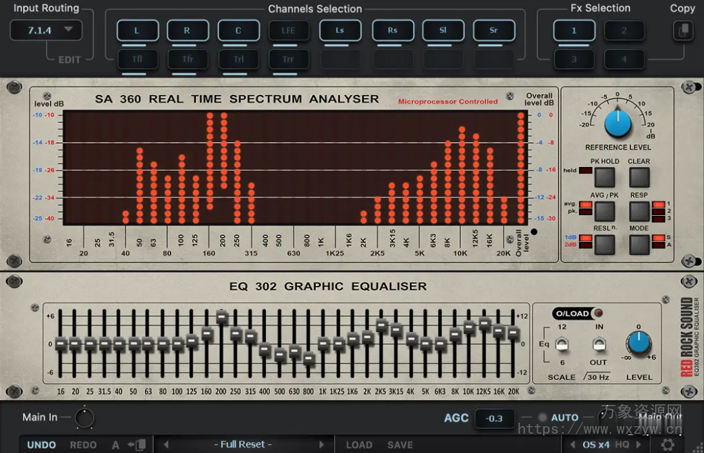 [频谱分析仪]Red Rock Sound SA360 v1.5.2 [WiN]（18.8Mb）