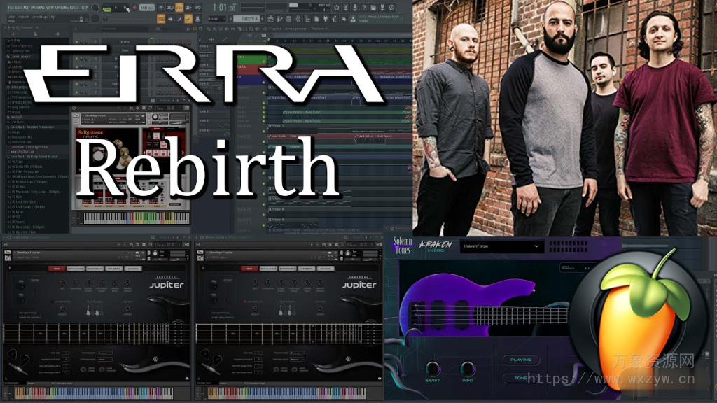 [FL工程模板]RE Music Erra Rebirth FLP / MIDI Files + HQ WAV（68Mb）