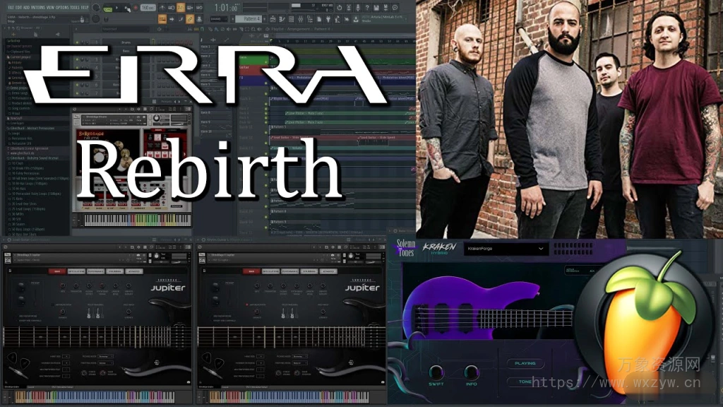 [FL工程模板]RE Music Erra Rebirth FLP / MIDI Files + HQ WAV（68Mb）