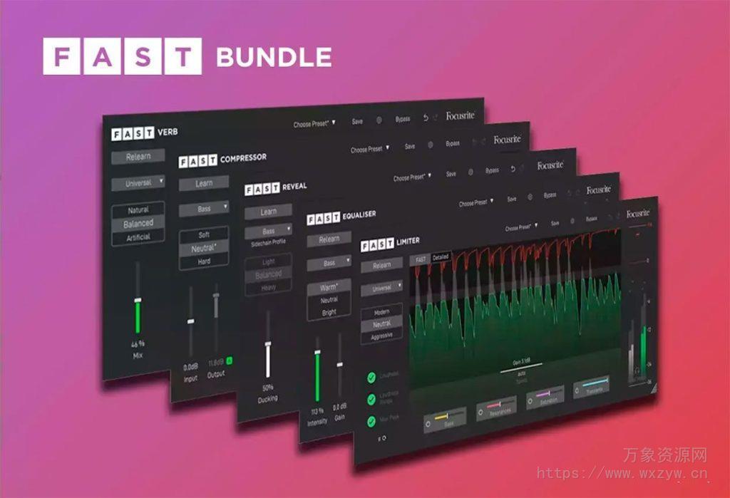 [AI智能插件合集]Focusrite FAST bundle v2022.07 [MacOSX]（311Mb）