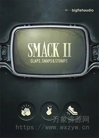 [拍手弹响跺脚音源]Big Fish Audio SMACK 2: CLAPS, SNAPS & STOMPS [KONTAKT]（2.94Gb）