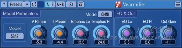 [模拟电子管插件]Voxengo Warmifier Tube Enhancer v2.8 [WiN]（5Mb）