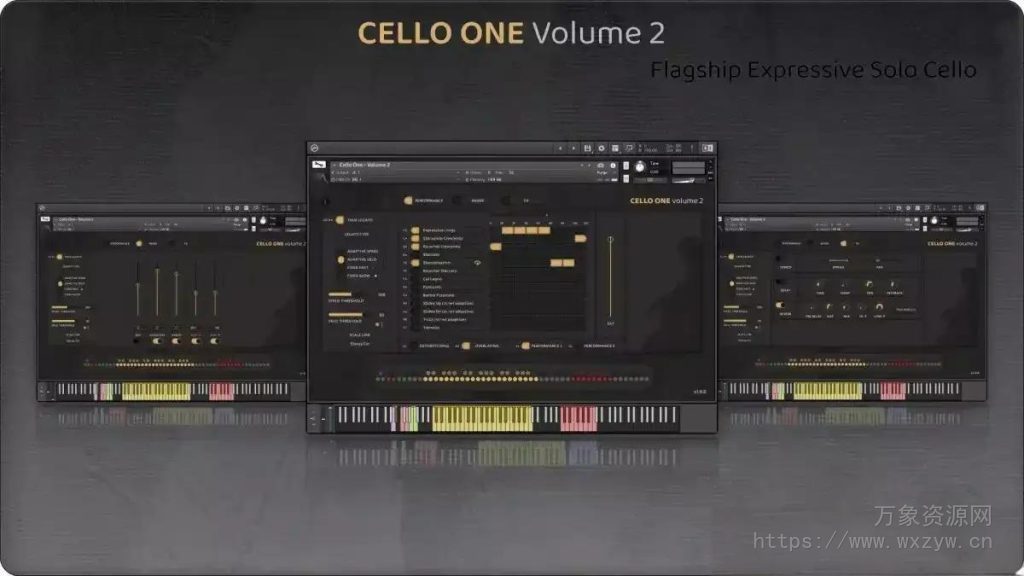 [独奏大提琴音源]Insanity Samples CELLO ONE Volume 2 [KONTAKT]（1.75）
