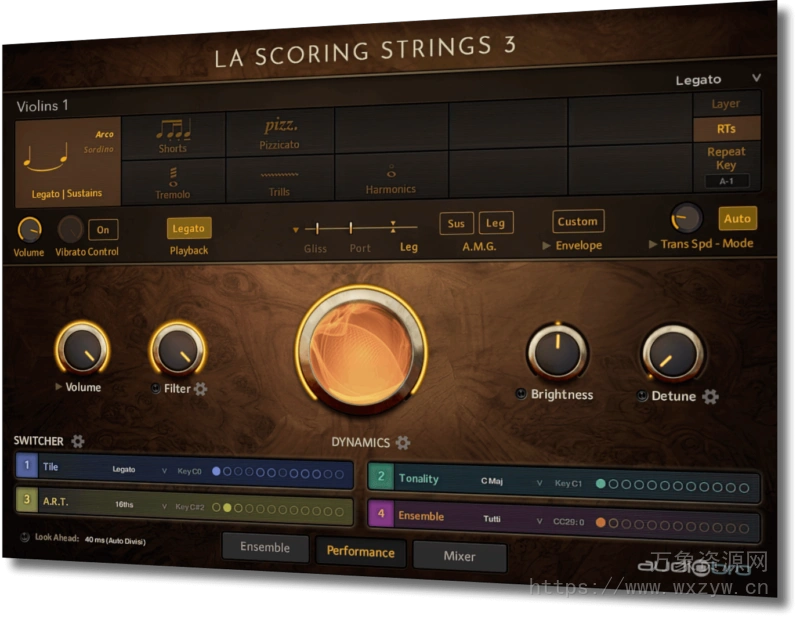 [拉丝Lass 3弦乐三代]Audiobro LA Scoring Strings 3 [KONTAKT]（20.83Gb）
