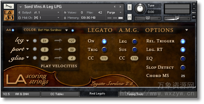 [拉丝连奏弦乐] AudioBro LASS Legato Sordino [KONTAKT]（5.43Gb）
