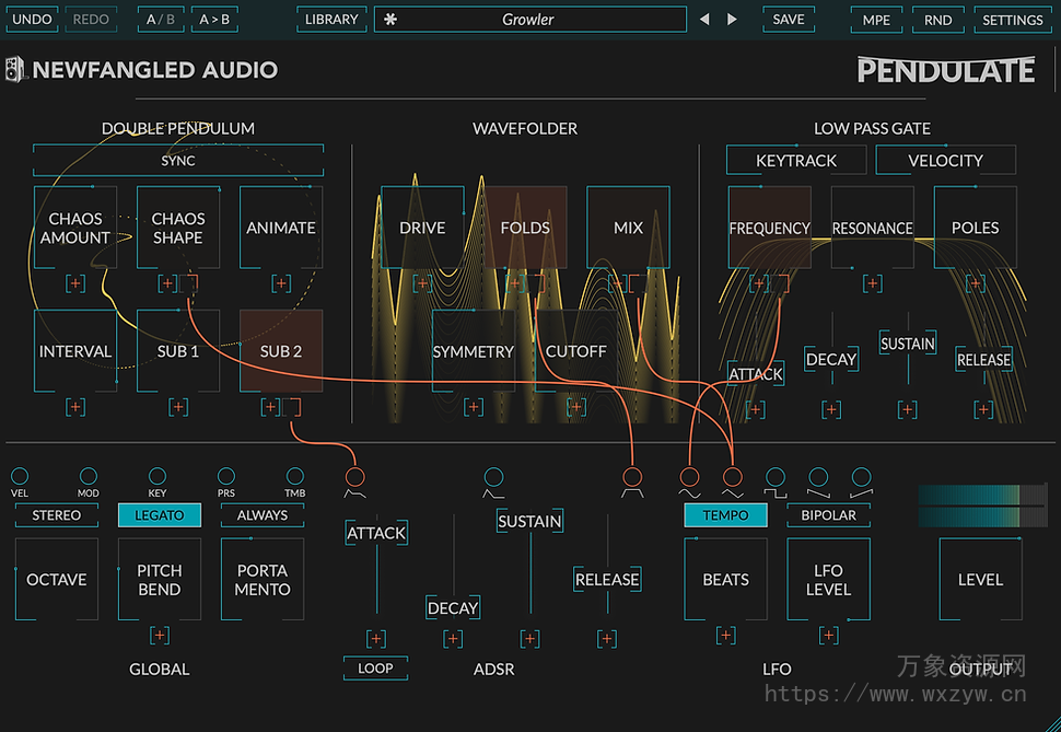[振荡合成器]Newfangled Audio Pendulate v1.6.3 [WiN, MacOSX]（48Mb）