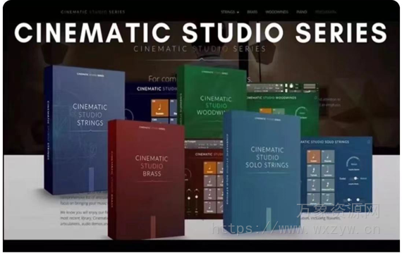 [5套CSS影视音源合集]Cinematic Studio Strings/Solo Strings/Brass/Piano/Woodwinds [KONTAKT]（220.74Gb）