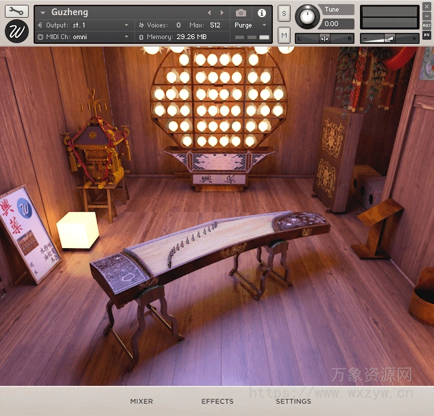 [古筝音源]Wavesfactory Guzheng [KONTAKT]（1.06Gb）
