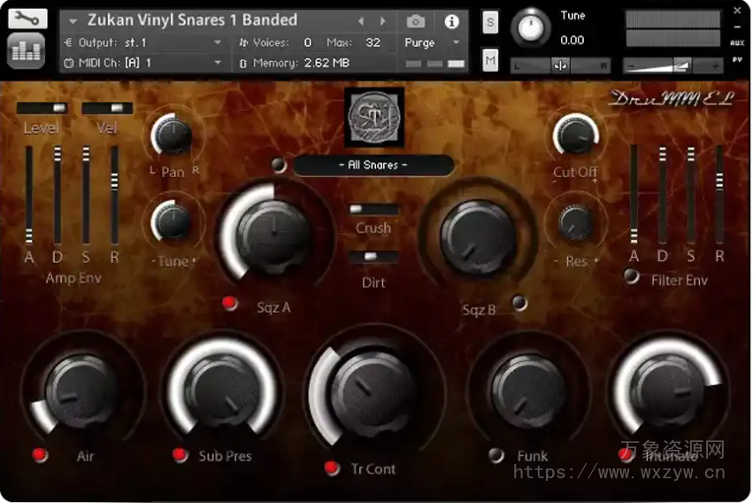 [军鼓音源]Samplecraze DruMM Elements Snares [KONTAKT]（57Mb）