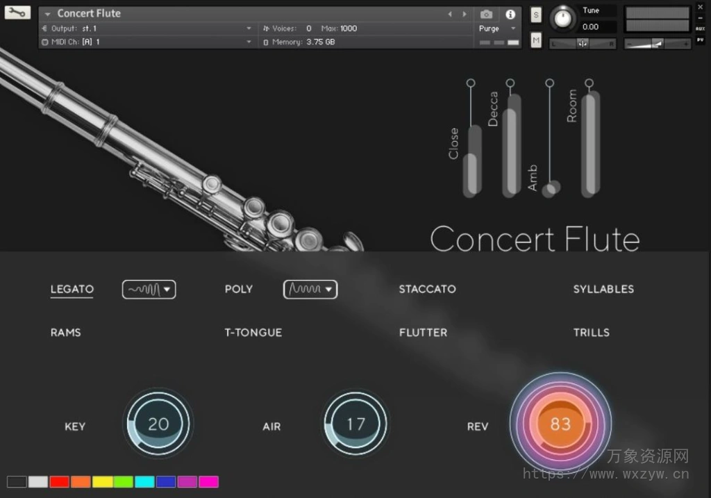 [迷人长笛音源]Auddict Daniela Mars Concert Flute [KONTAKT]（19.57Gb）