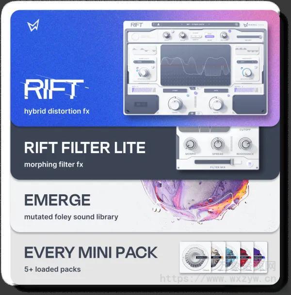 [6个混音效果插件合集] Minimal Audio Plugins Bundle v2024.5（Cluster Delay/Fuse Compressor/Hybrid Filter/Morph EQ/Rift Feedback Lite/ Swarm Reverb）[WiN, MacOSX]（540Mb）