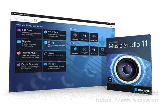[万能音频提取录制格式转换工具]Ashampoo Music Studio 11.0.1 [WiN]（61MB）