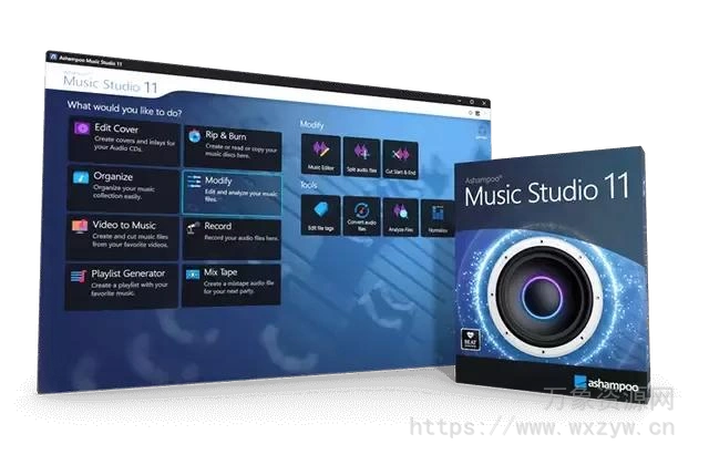 [万能音频提取录制格式转换工具]Ashampoo Music Studio 11.0.1 [WiN]（61MB）