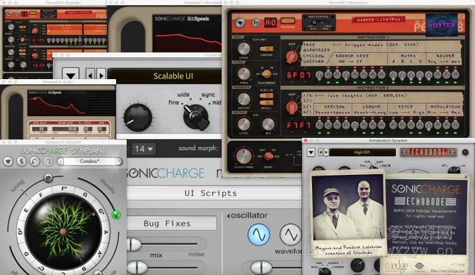 [人工智能合成器插件合集]Sonic Charge Plugins 2023.12 R2R [WiN]（150Mb）