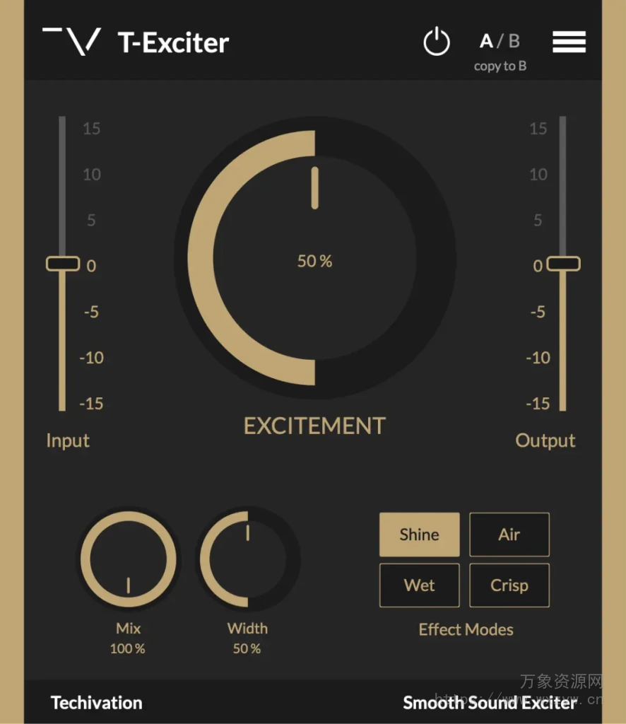 [立体声激励器插件]Techivation T-Exciter v1.2.0 [WiN]（23Mb）