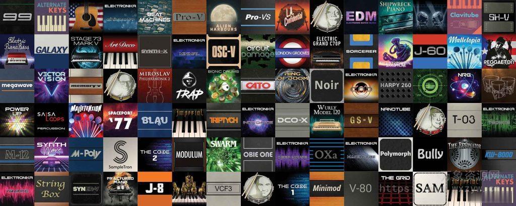 [坦克4终极音色库]IK Multimedia SampleTank 4 MAX Sound Content v1.5.0（94.78Gb）