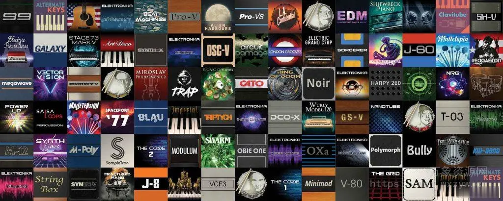 [坦克4终极音色库]IK Multimedia SampleTank 4 MAX Sound Content v1.5.0（94.78Gb）