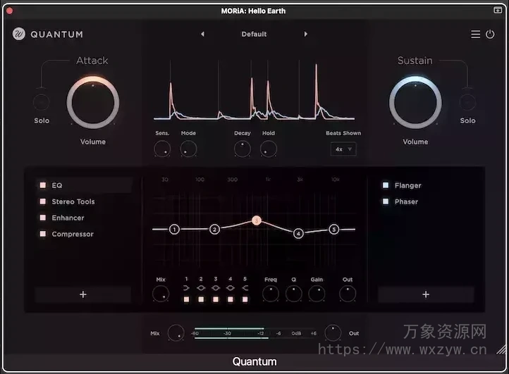 [瞬态整形器插件]Wavesfactory Quantum v1.0.1 [WiN]（20Mb）