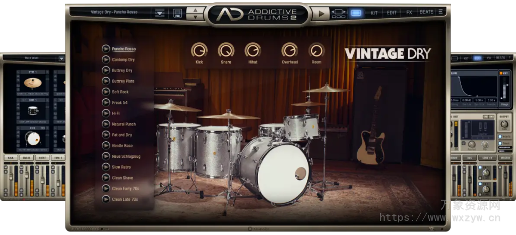 [ADD2鼓音源完整版]XLN Audio Addictive Drums 2 Complete v2.3.5.4/v2.1.9 [WiN, MacOSX]（18.5Gb）