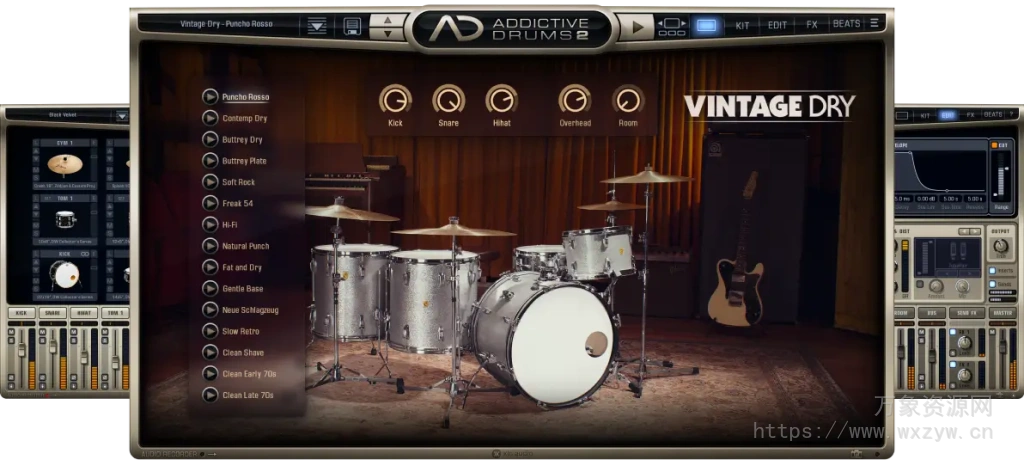 [ADD2鼓音源完整版]XLN Audio Addictive Drums 2 Complete v2.3.5.4/v2.1.9 [WiN, MacOSX]（18.5Gb）