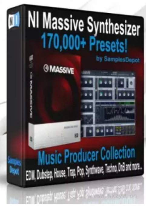[Massive预置捆绑包] Composer Loops Samples Depot 170.000 Native Instruments Massive Presets Bundle（1.2Gb）