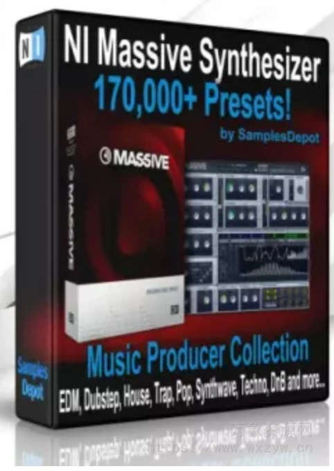 [Massive预置捆绑包] Composer Loops Samples Depot 170.000 Native Instruments Massive Presets Bundle（1.2Gb）