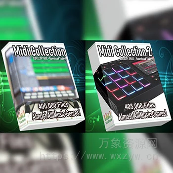 [综合电子MiDi素材包]Composer Loops Ultimate Midi Collection Bundle Digital（3.79Gb）