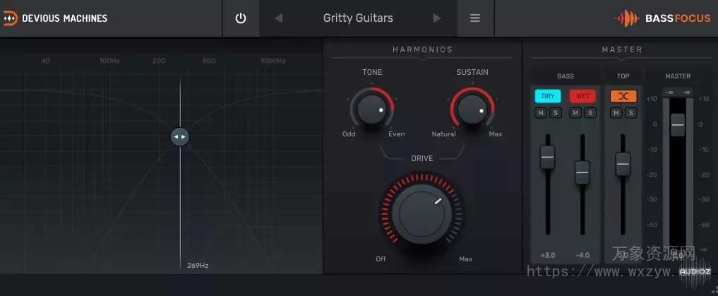 [混音母带制作插件]Devious Machines Bass Focus v1.0.4 [WiN]（16.7Mb）