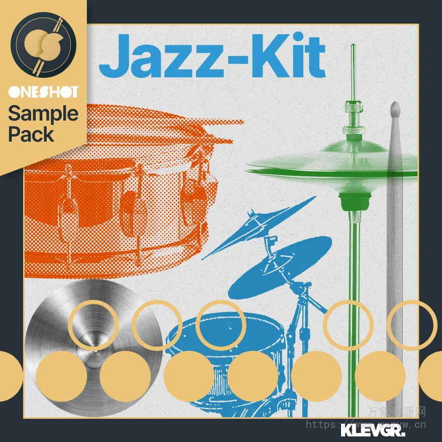 [爵士鼓音色插件]Klevgrand Jazz-Kit OneShot Kit RETAiL [WiN, MacOSX]（692Mb）