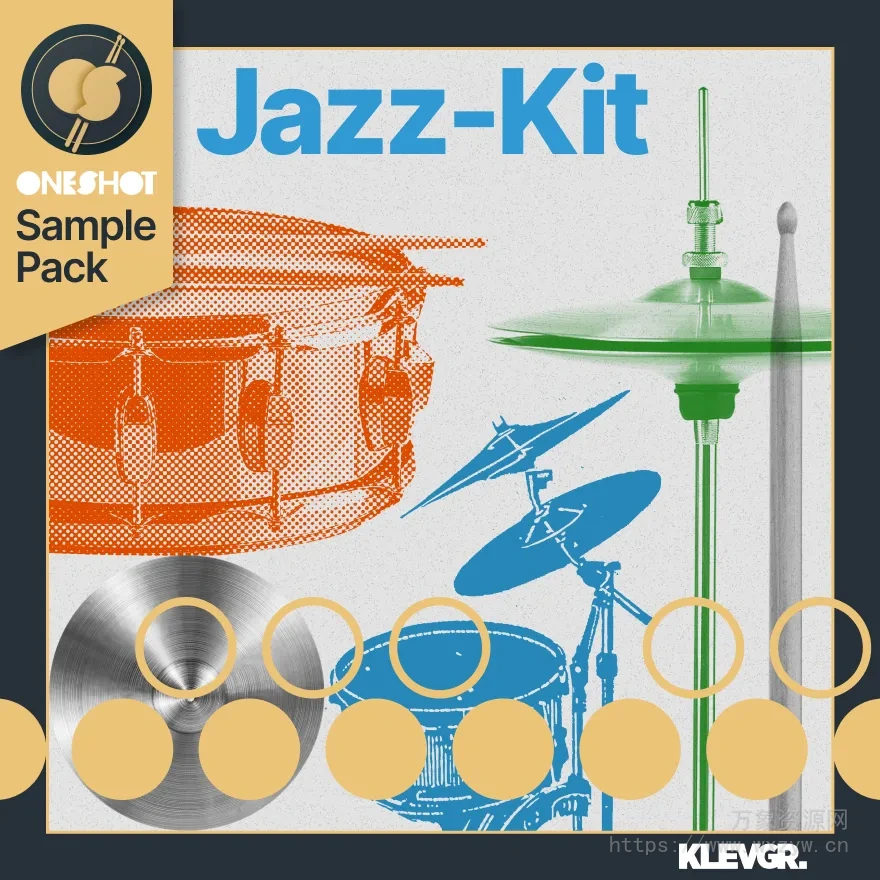 [爵士鼓音色插件]Klevgrand Jazz-Kit OneShot Kit RETAiL [WiN, MacOSX]（692Mb）