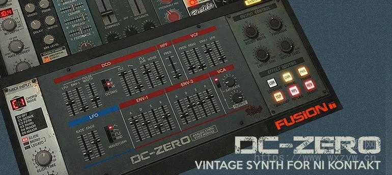 [复古合成器音源]CFA Sound DC Zero [KONTAKT]（67Mb）