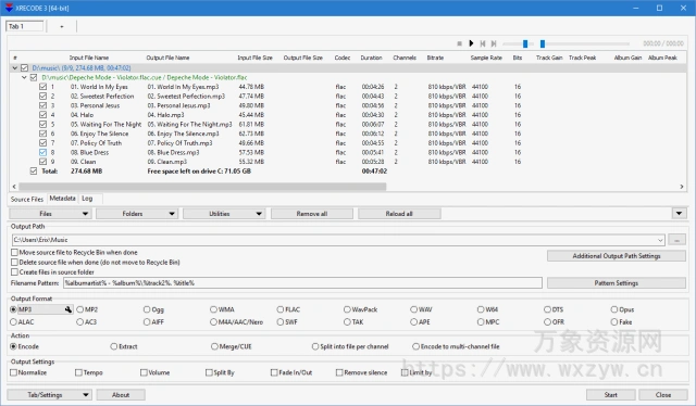 [音频转换器]XRecode 3 v1.150 (x64) [WiN]（31Mb）