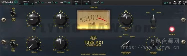 [新一代御用人声压缩器]Kiive Audio KC1 Tube Compressor v1.0.0 [WiN, MacOSX]（354Mb）