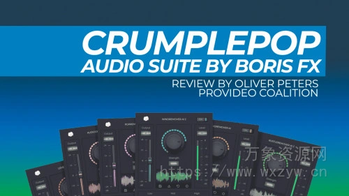 [AI智能声音降噪处理插件包]Boris FX CrumplePop Complete 2024.0.3  [WiN]（556.9Mb）
