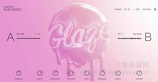 [流行嘻哈RnB甜美人声音源]Native Instruments Play Series Glaze v1.0.0 [KONTAKT]（1.29Gb）