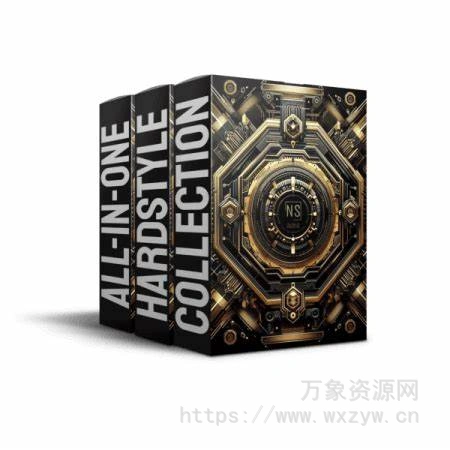 [硬核舞曲素材Serum预置Sylenth1预置FL模板Logic模板]NS Audio All In One Hardstyle Collection [WAV, MiDi]（461Mb）