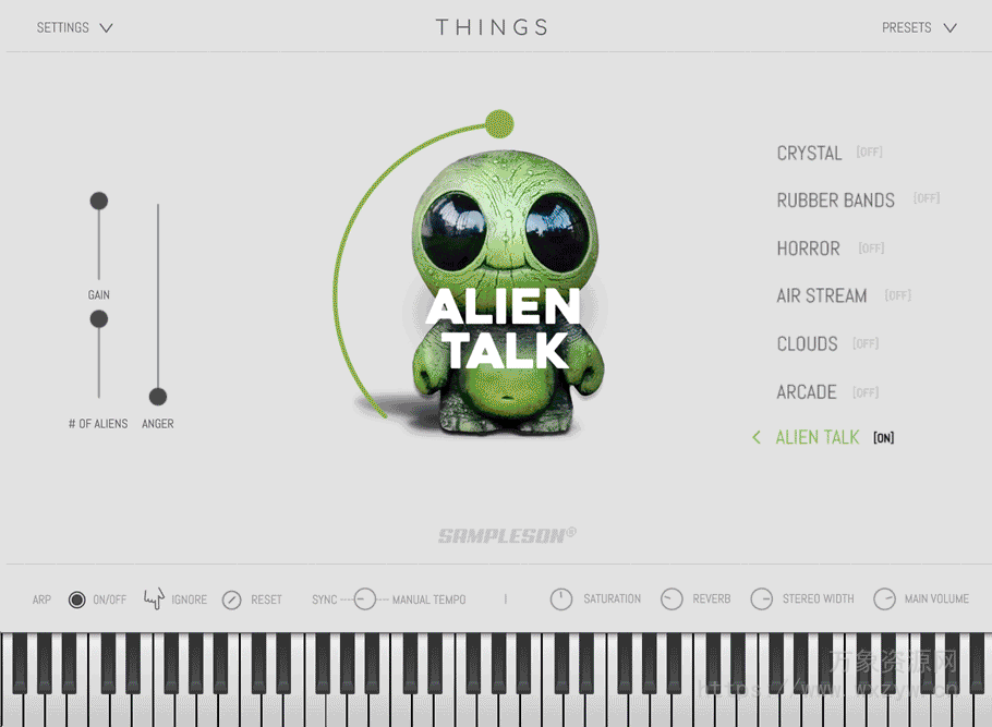 [新手必备直观的合成器]Sampleson Things Intuitive Synthesizer v1.0.3 RETAiL [WiN, MacOSX]（87.5Mb）
