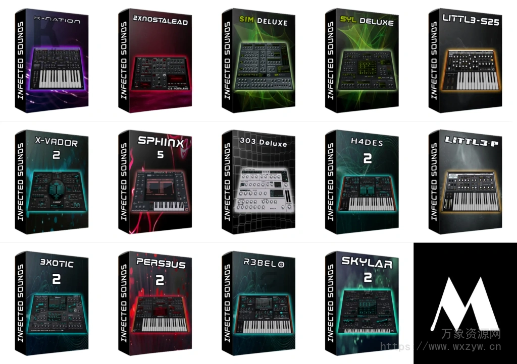 [虚拟迷你合成器合集]Infected Sounds Mini Synth Bundle 02.07.2023 [WiN]（67.8Mb）