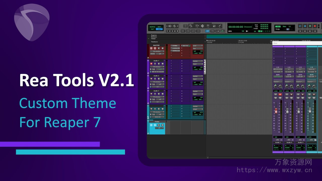 [REAPER主题皮肤]Sound Kajiya Rea Tools Ultimate V2.31[WiN, MacOSX]（57Mb)