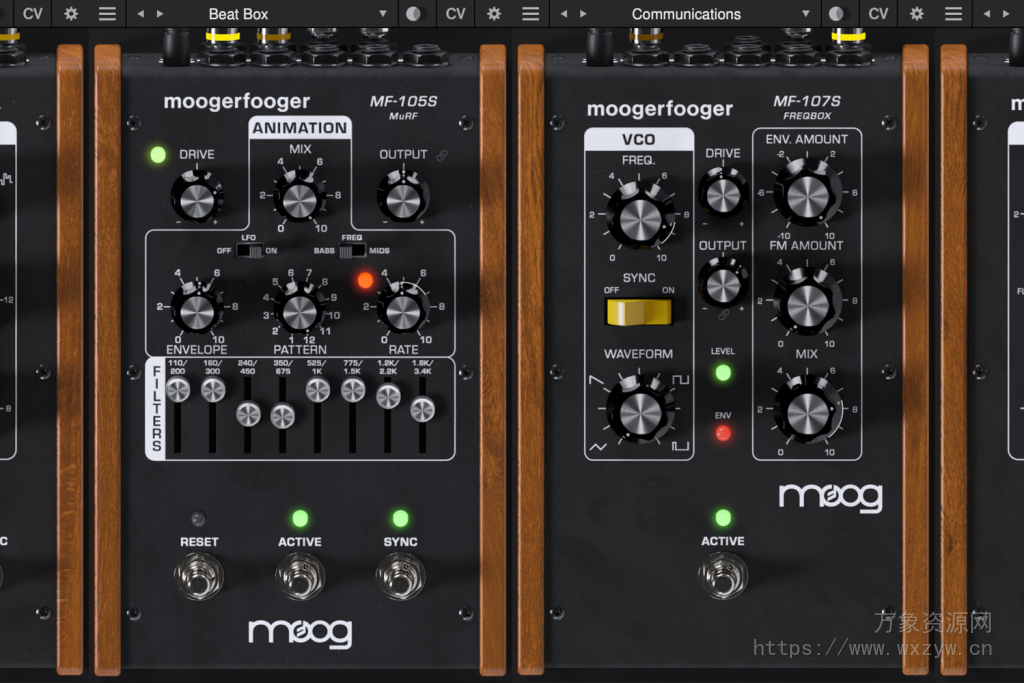 [效果器插件包]Moog Music Complete Moogerfooger Effects Bundle [MacOSX]（508.55Mb）