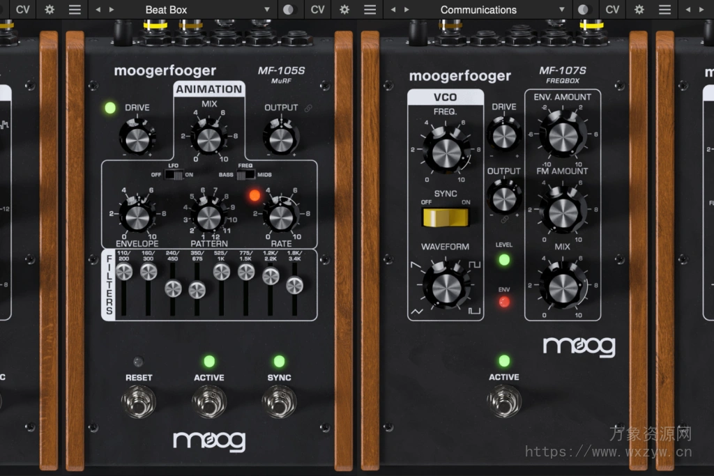 [效果器插件包]Moog Music Complete Moogerfooger Effects Bundle [MacOSX]（508.55Mb）