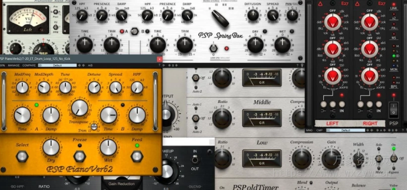 [34个混音插件合集]PSPaudioware Plugins Bundle v2021 [MacOSX]（653.6MB）